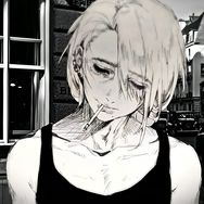 黑发女