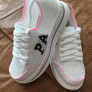 雪莲花手工勾织