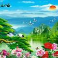 红红的太阳蓝蓝的天_