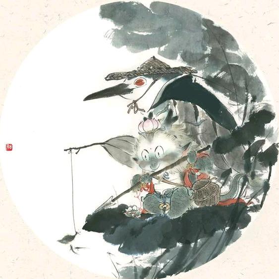 ·金·锦鲤·木·头像