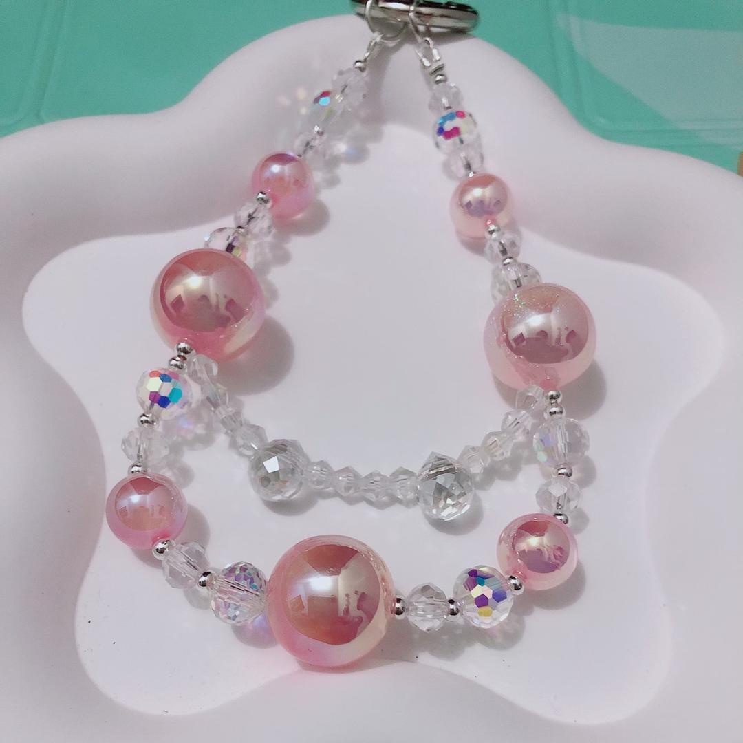 大漂亮diy手机链