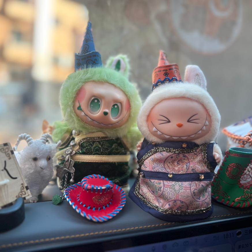 定制蒙古袍娃衣，亲子装