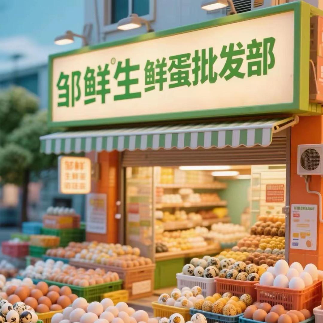 邹鲜生鲜蛋土鸡蛋批发超市