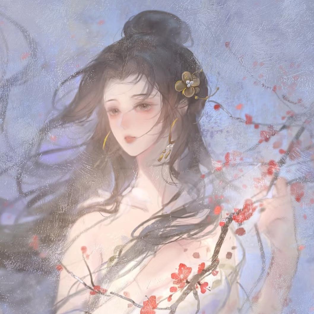 折梅忘月头像