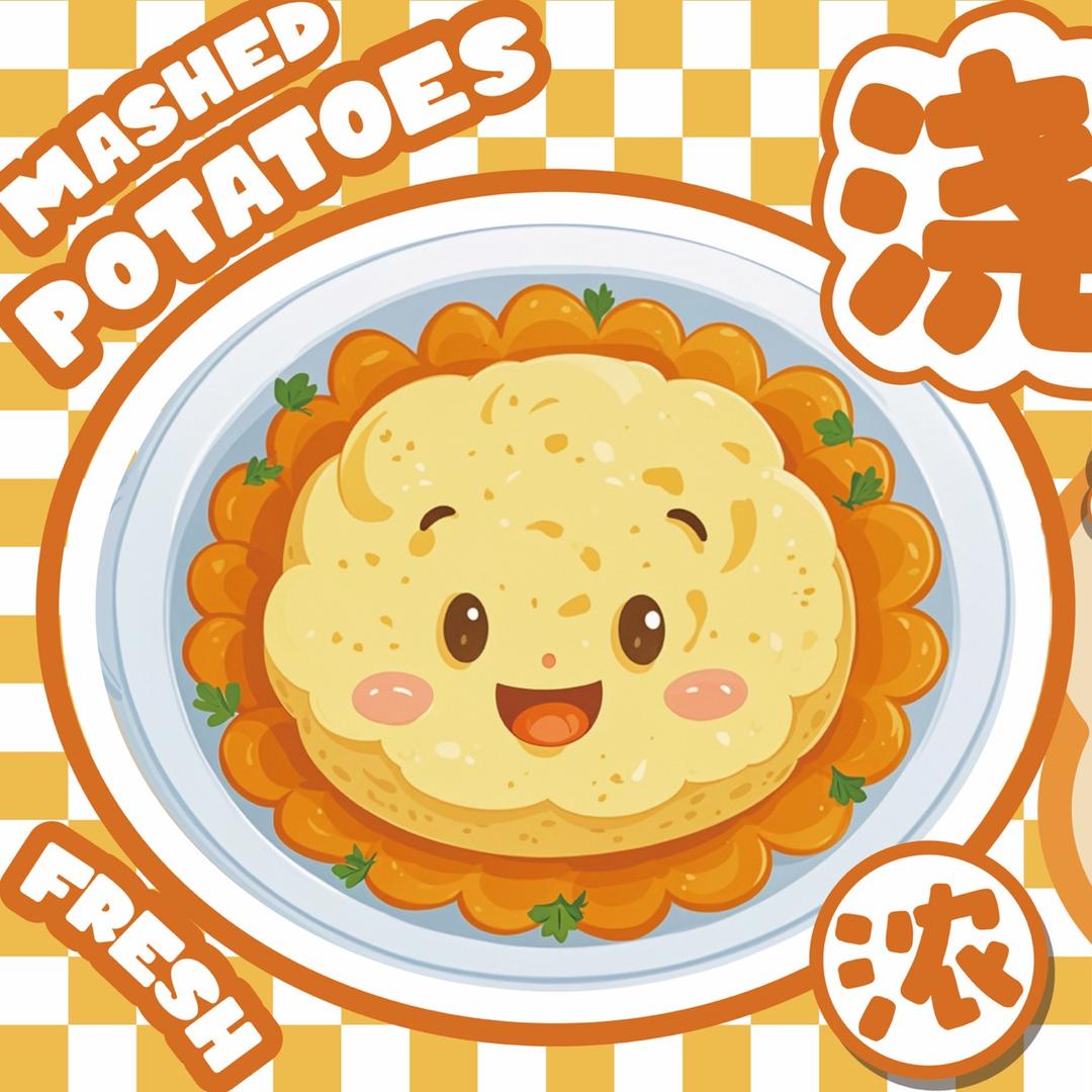 薯一薯二浇汁土豆泥