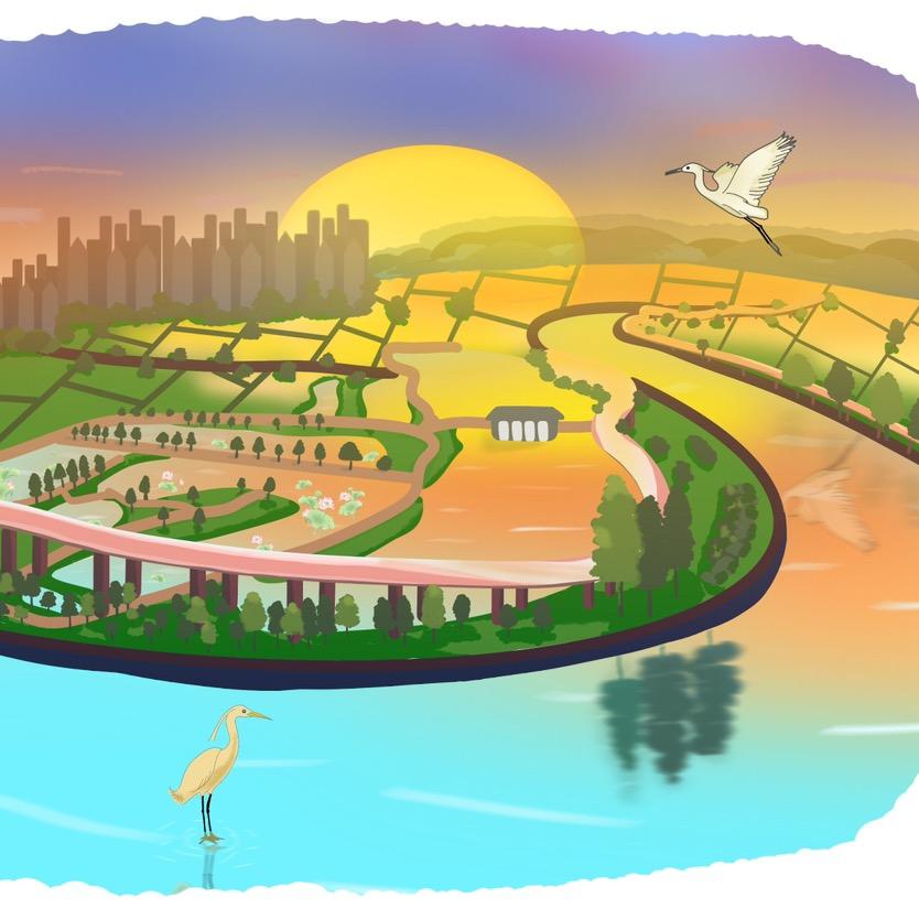 堰上浮景记