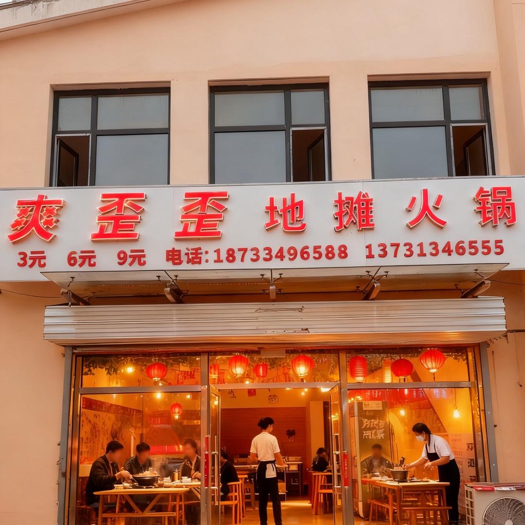 爽歪歪地摊野火锅（深河店）