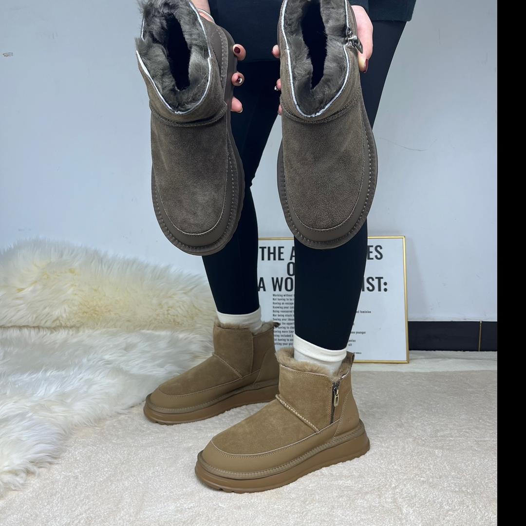 臻履高端男女雪地靴