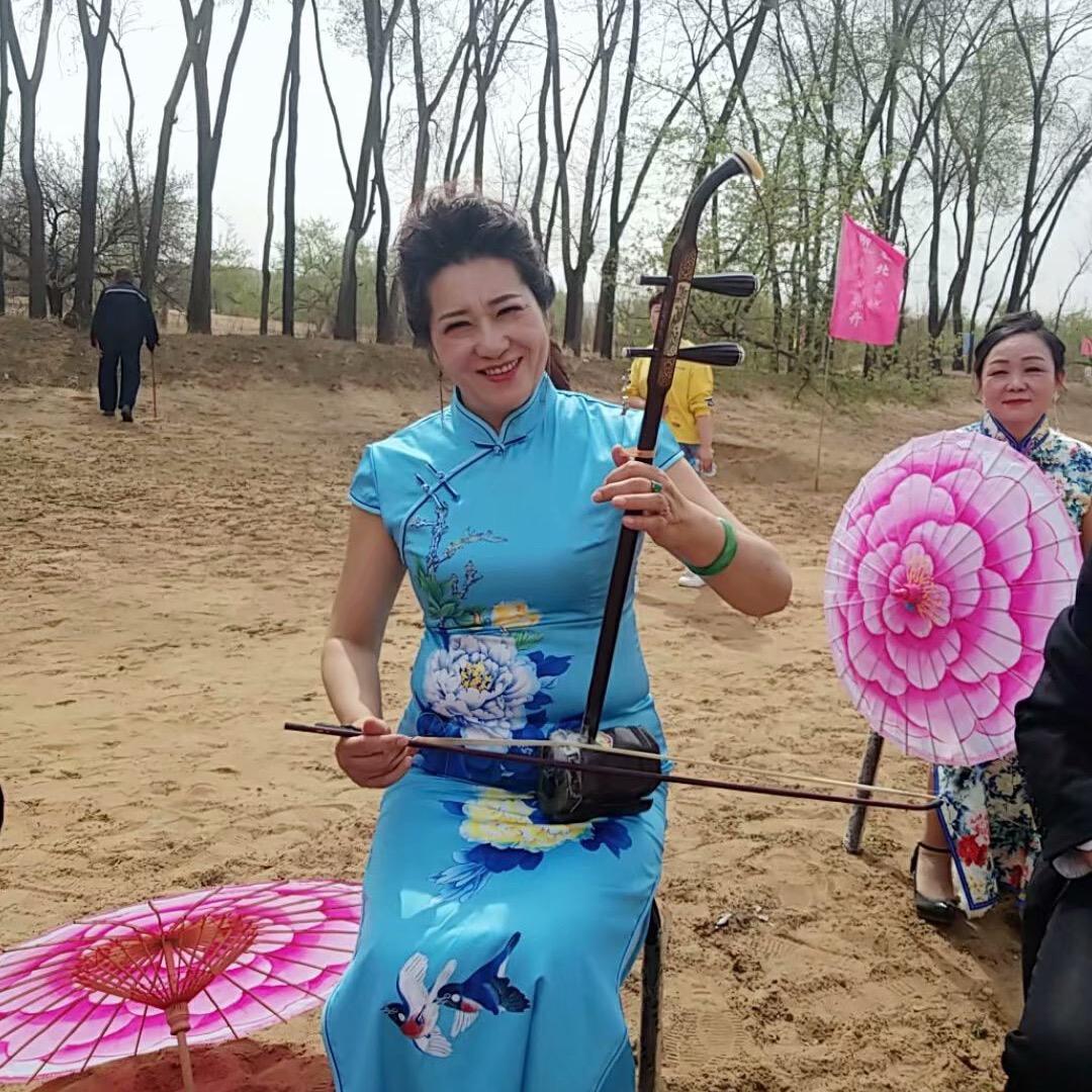 乔彩霞旗袍形体艺术老师伊人礼仪职工文化艺