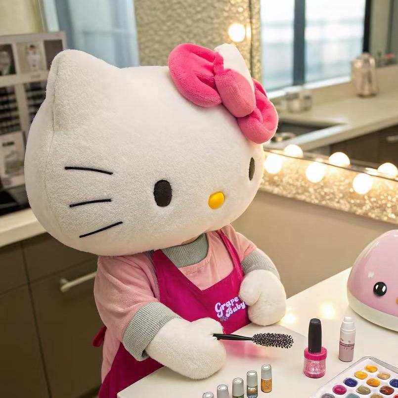 做美甲的小葡萄