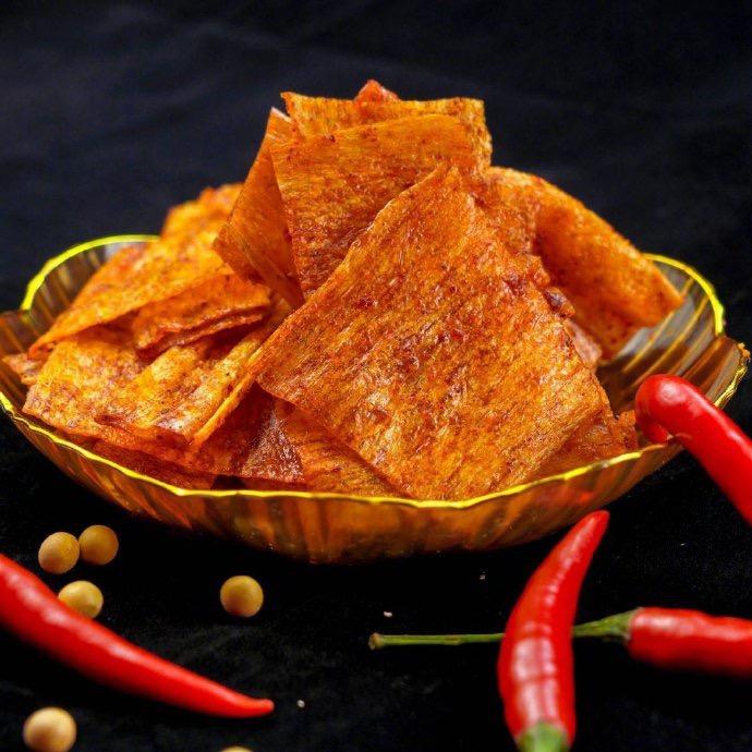 开心吃辣片~萍乡辣片