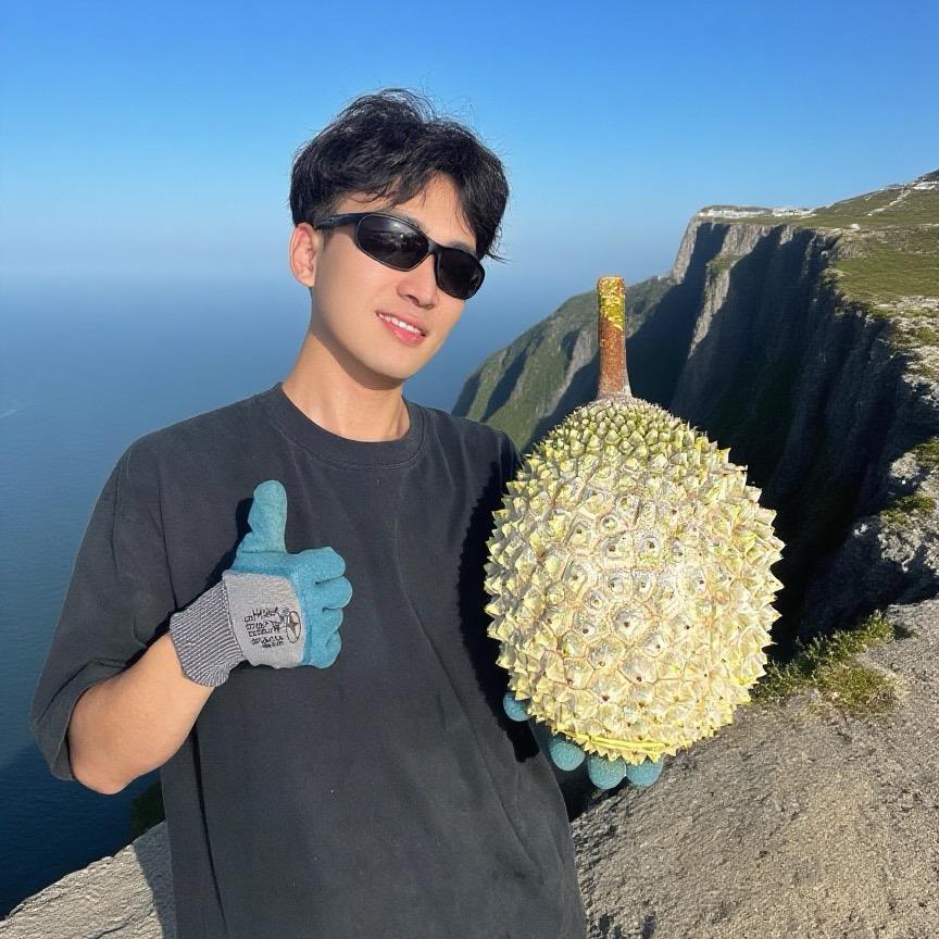 一颗很正经的榴莲