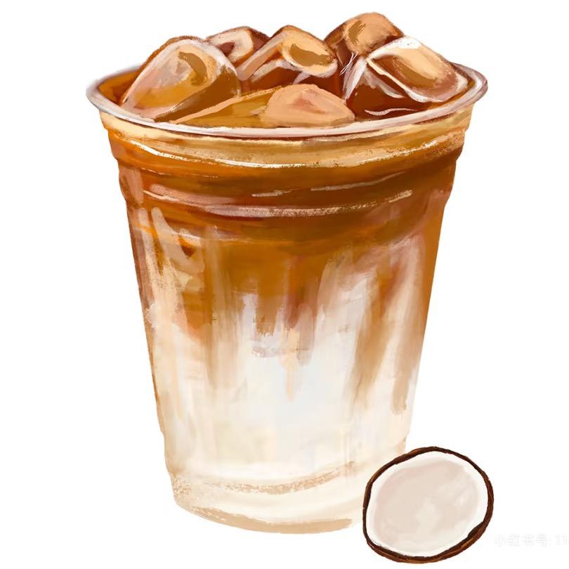 一杯生椰拿铁