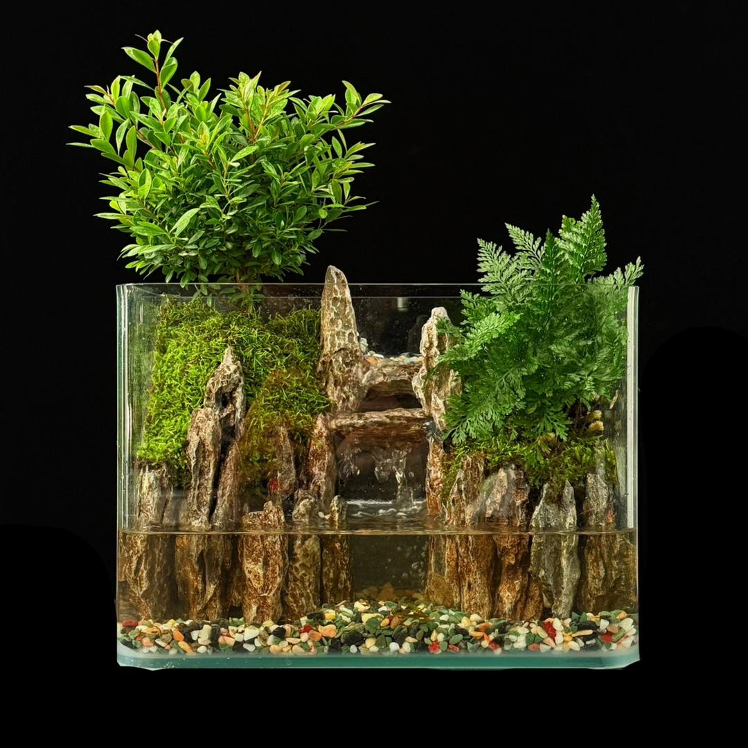 新疆中式生态鱼缸