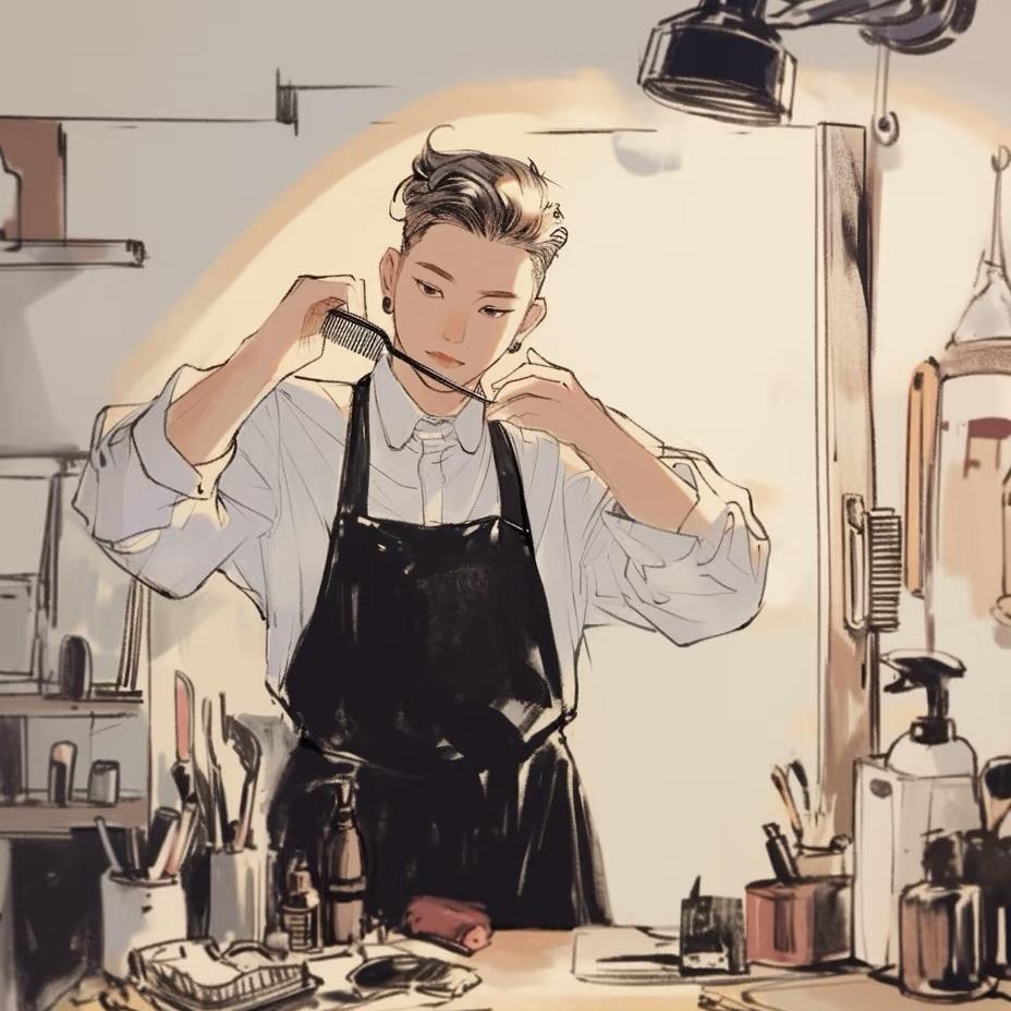 弯小匠国潮男发-筱亦