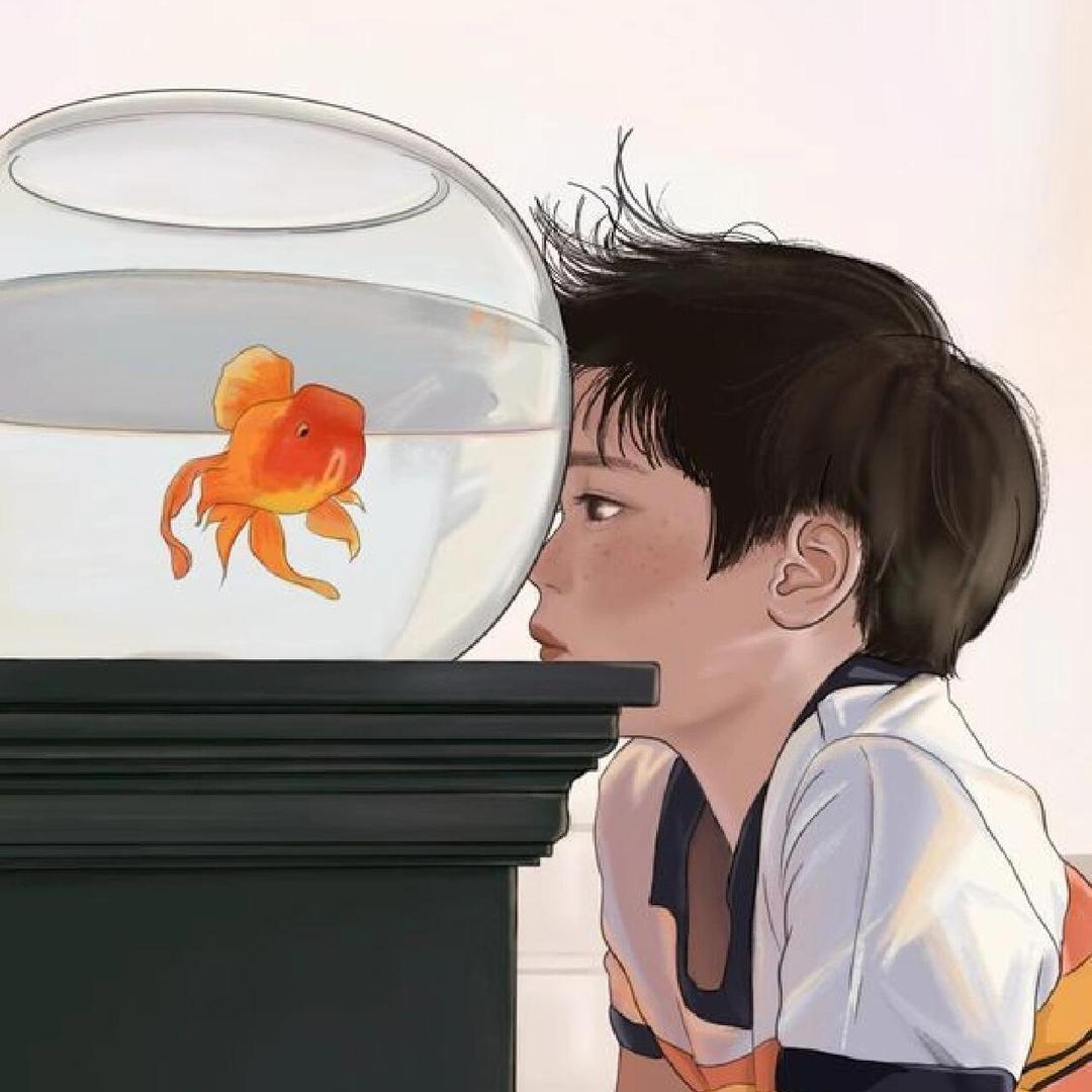 小白努力为老板卖鱼缸❤️