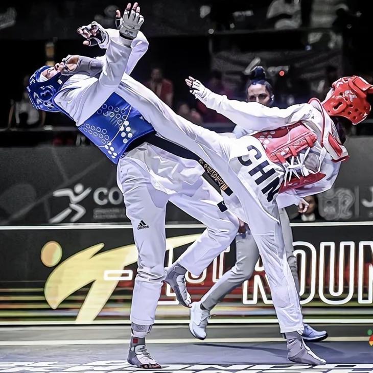 新武悦跆拳道散打搏击金教练