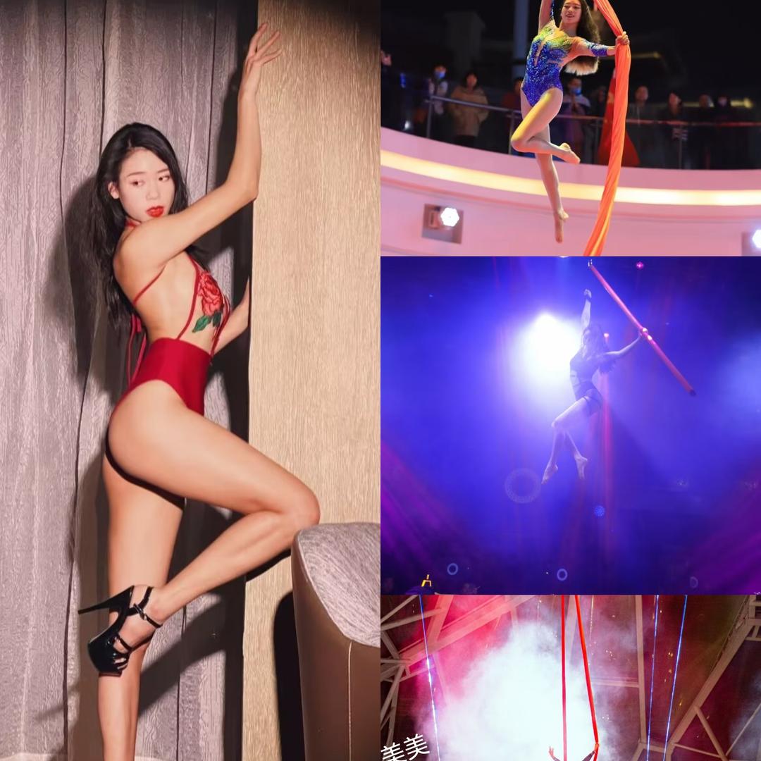 西安爱上空中舞蹈教练美美