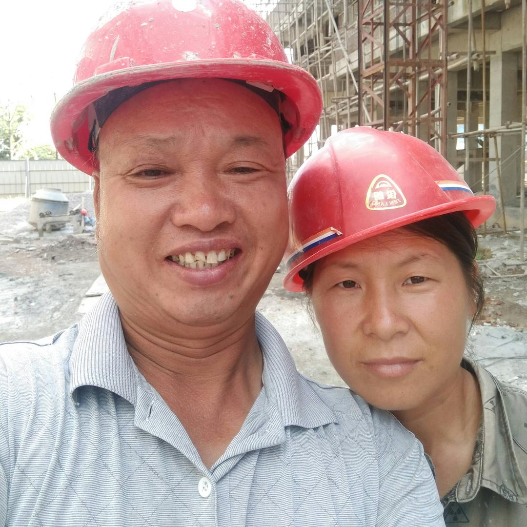靖州农民工夫妻:老谢