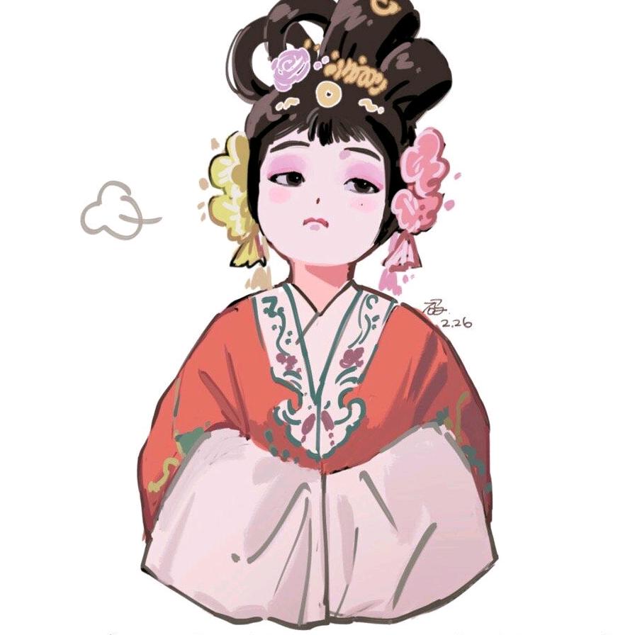 后脑勺都可爱的冒泡