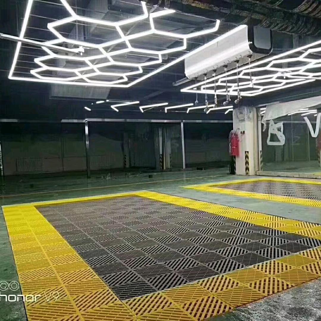 车小白-洗车房地格栅灯光设备