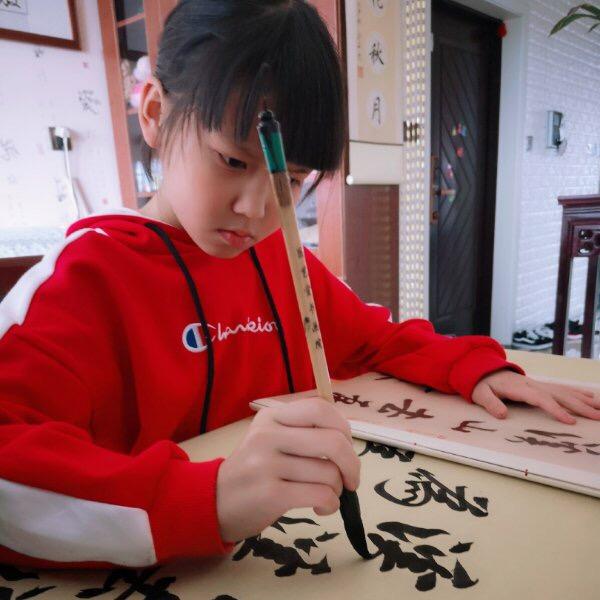徐茹意学书法
