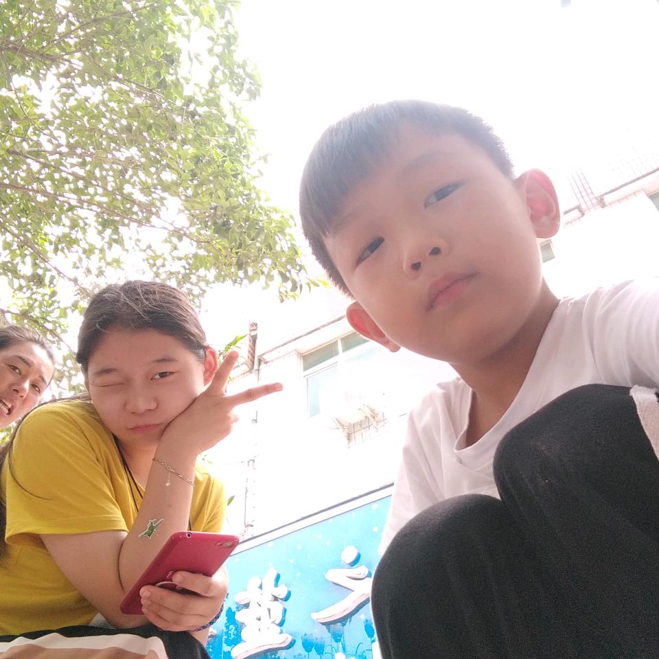 傻傻的我