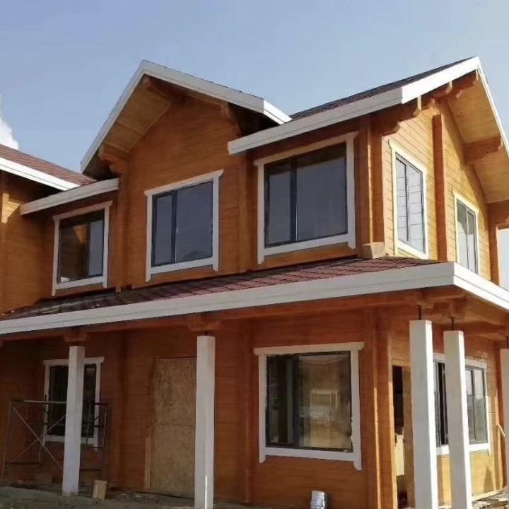郑州古建防腐木木屋亭子风车塑木地板厂家
