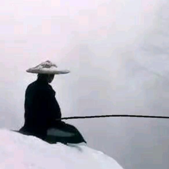 独钓寒江雪