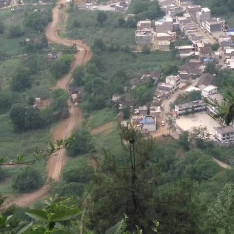 大山上风景很好