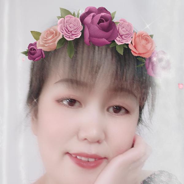 甜甜的笑