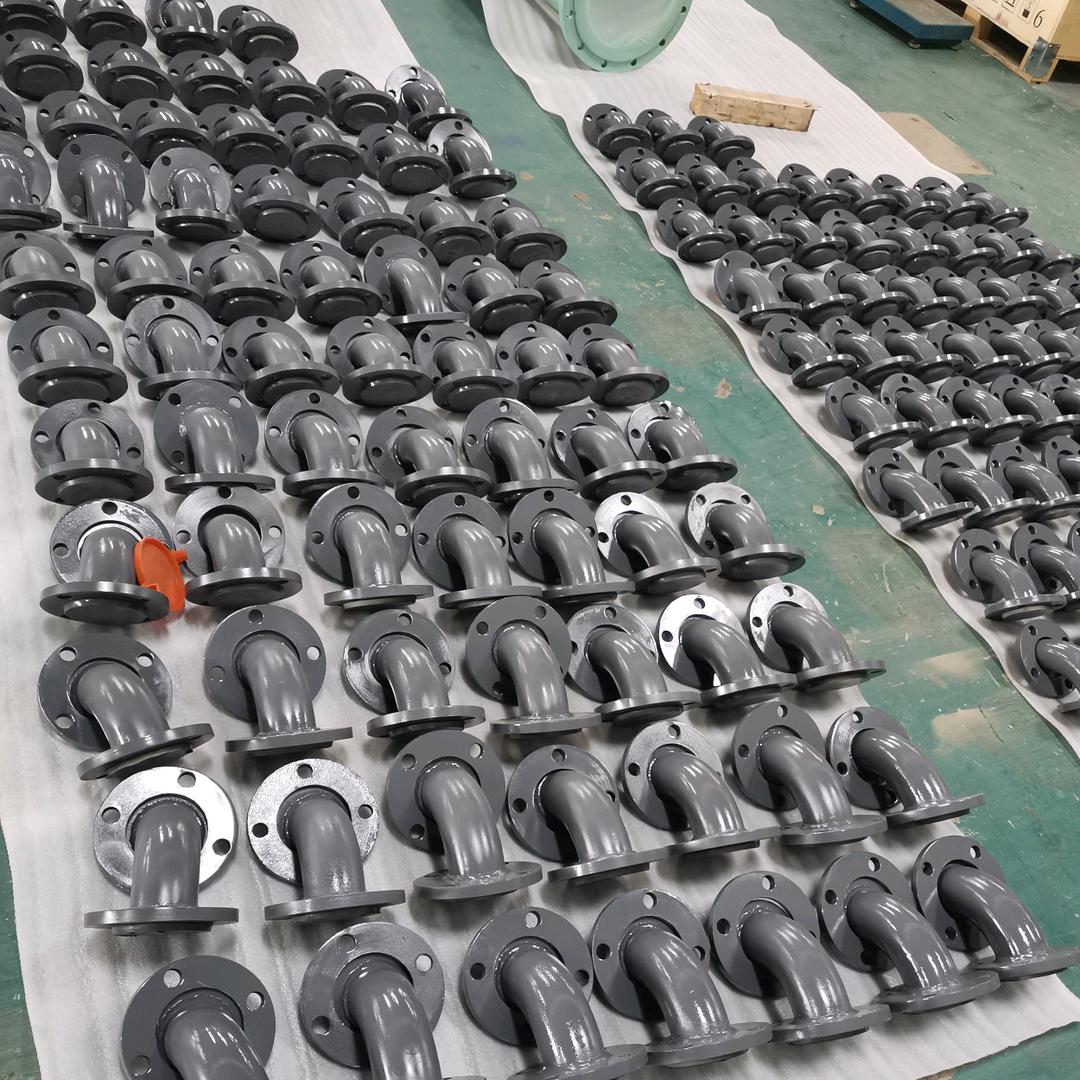 衬氟管道，模压四氟三通弯头