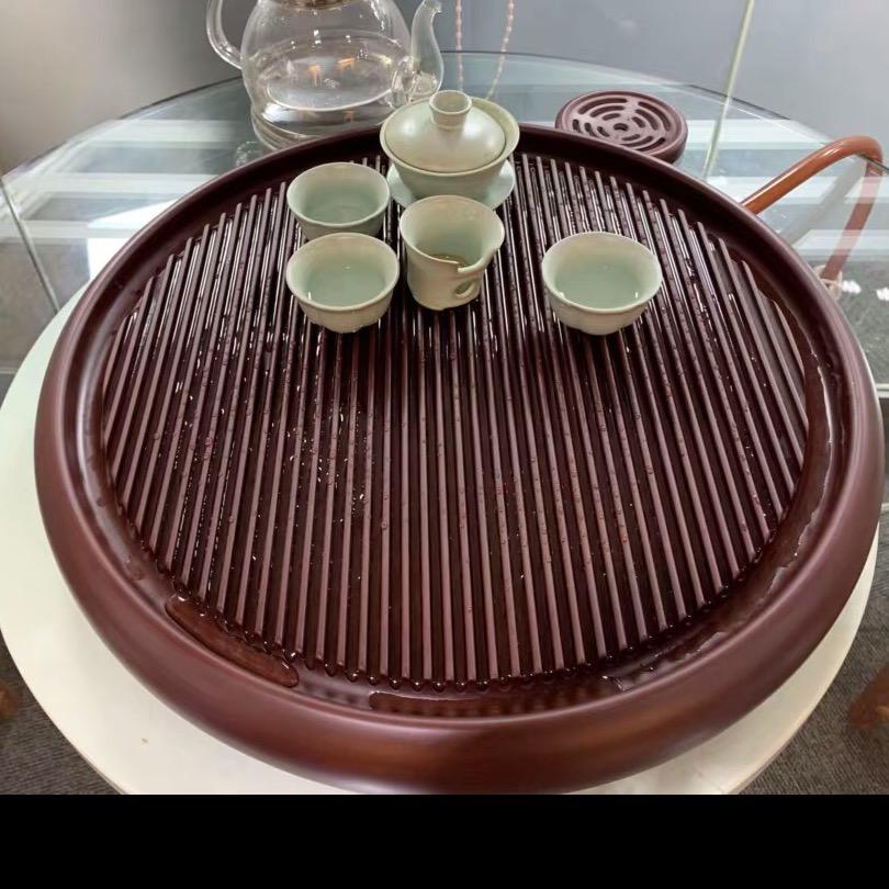 电木茶盘(小黄)品牌(清风雅韵)
