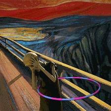 一个画画的学生