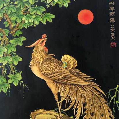 拨金漆画