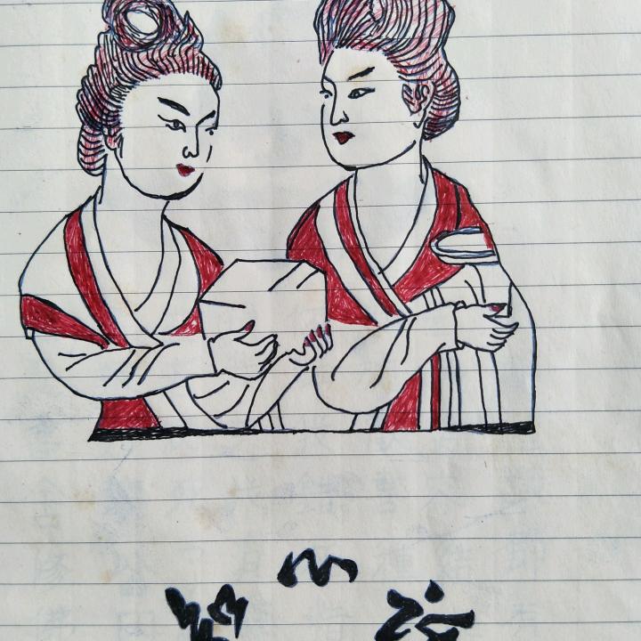 红霞飞雪