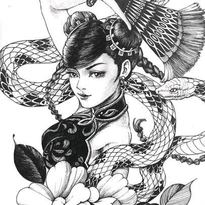 纹画手稿设计师