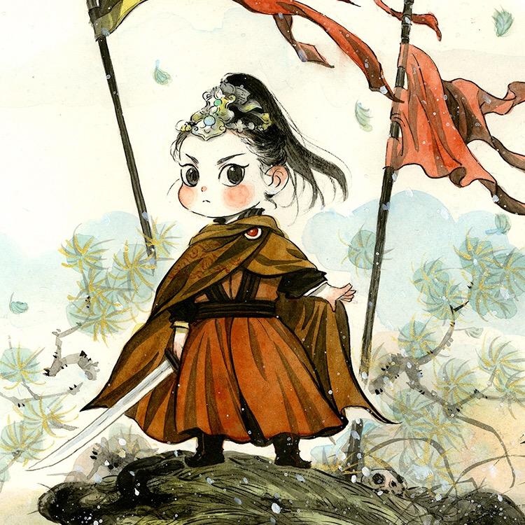 赵客缦胡缨.吴钩霜雪明