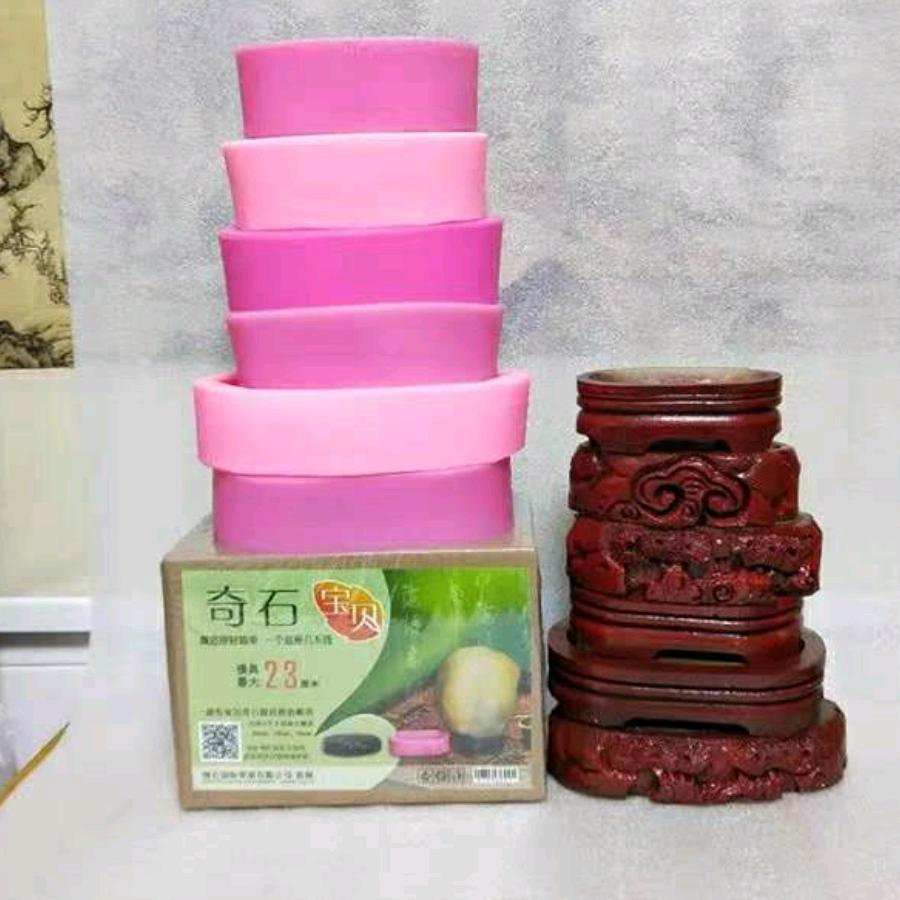 圆福奇石底座模具工作室