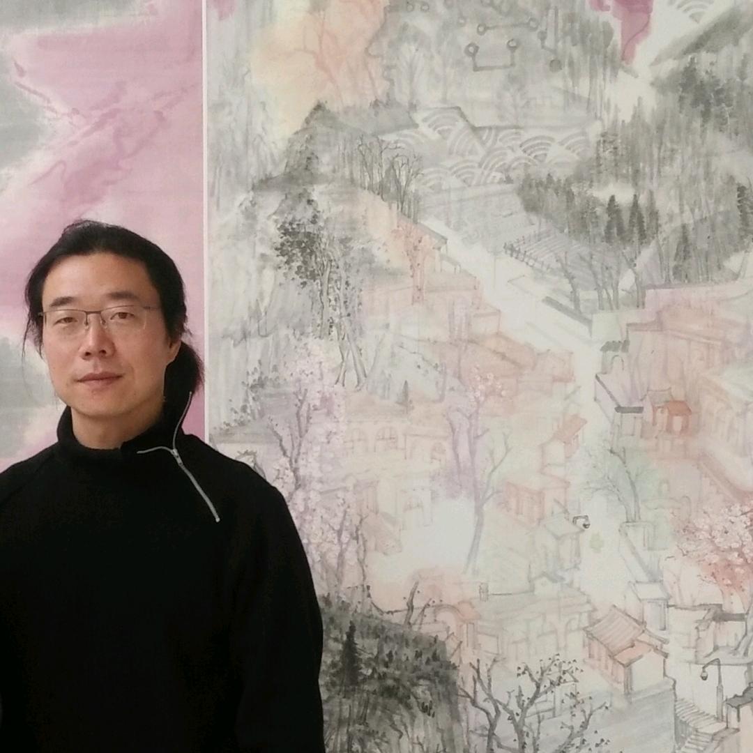 白文伟山水画源