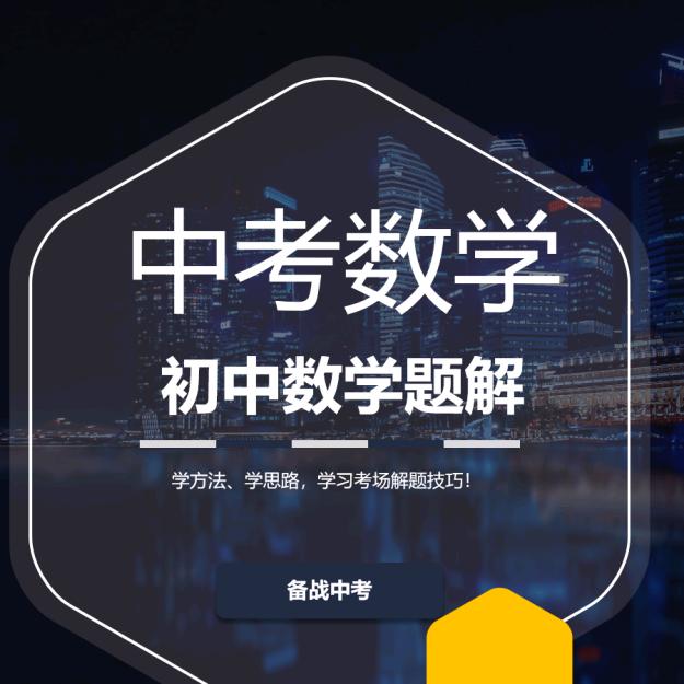 中考数学题解