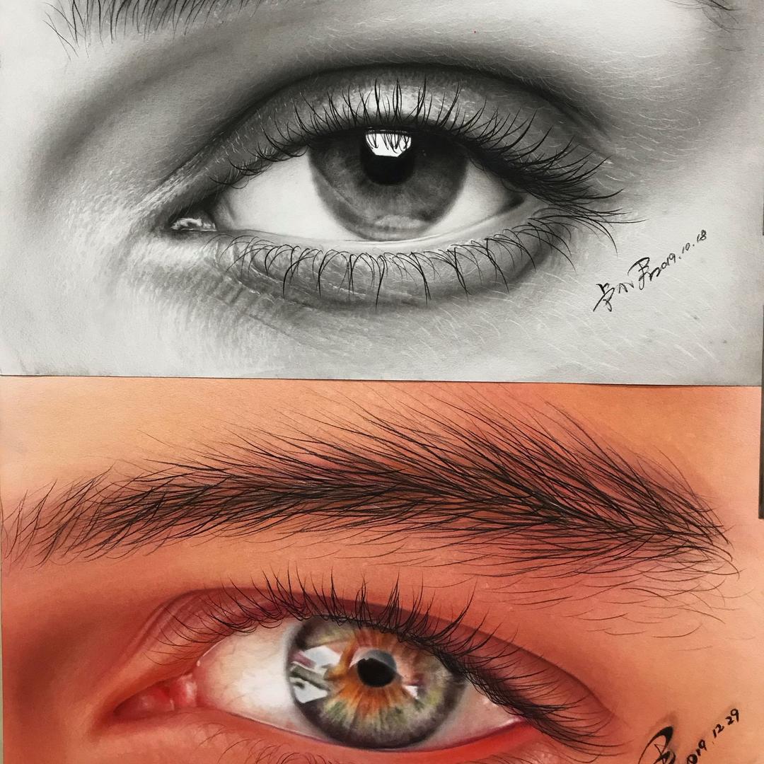 卢小君美妆素描野生眉（开课）