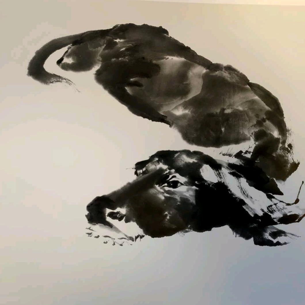 永康老牛陈李新画水墨