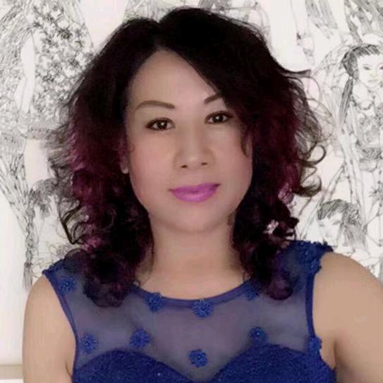 画家胡春玲笔名葡萄仙子