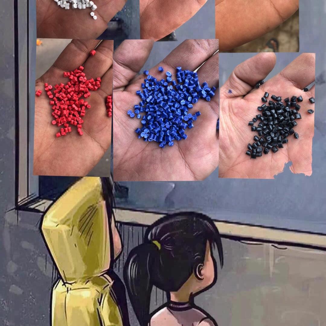 各色聚丙（PP）颗粒