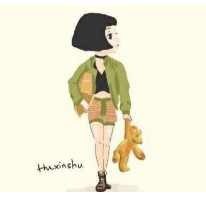 @茉