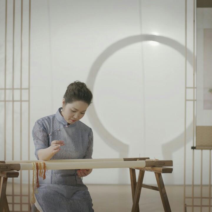 蜀绣观音绣省级非遗传承人