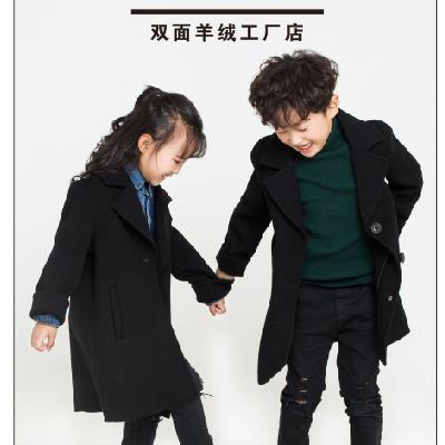 儿童双面羊绒大衣工厂店