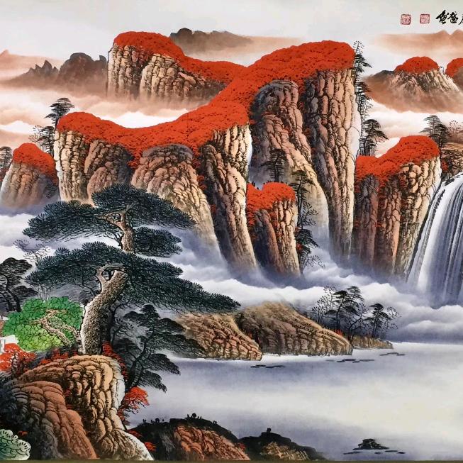 江山社稷图《张启盛》