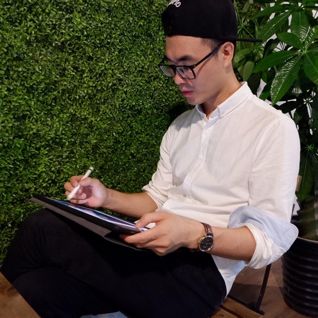ipad花艺 景观手绘 陈立飞